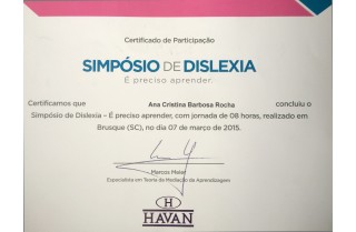 Simpsio de Dislexia