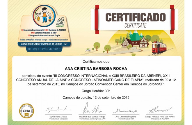 III Congresso Internacional Abenepi