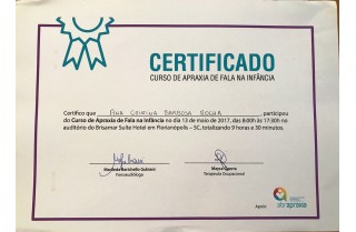 Curso Apraxia de Fala na Infncia