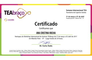 Workshop internacional de autismo Tea abrao